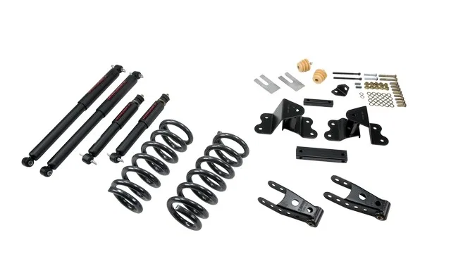 691ND – BELLTECH Lowering Kit, 2 or 3 Inch Front 4 Inch Rear Drop Shock Absorbers Included With Nitro Drop II Shock A...